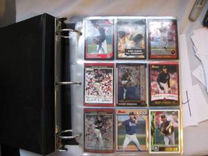 lot 604 image: Randy Johnson large binder FULL of ...