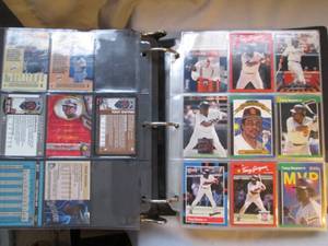 lot 608 image: Tony Gwynn large binder 75% full...