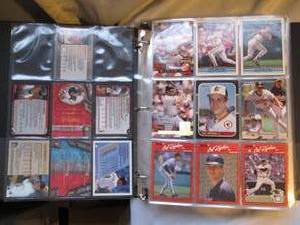 lot 623 image: Cal Ripken Jr binder OVERFULL...
