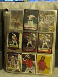 lot 624 image: Manny Ramirez binder OVERFULL...