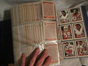 lot 630 image: Large Football card binder 50% full...