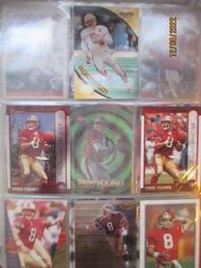 lot 633 image: Steve Young large binder 75% full...