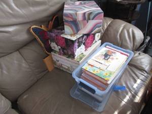 lot 303 image: Lot of nice storage boxes and blank...