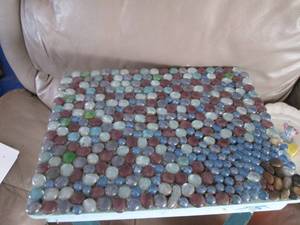 lot 308 image: Decorative table 17 tall and other...