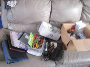 lot 345 image: Lot of office and school supplies...