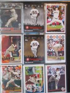 lot 634 image: Tim Lincecum binder with 4 sheets o...