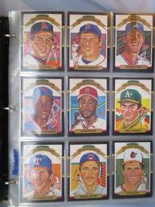 lot 636 image: Large binder FULL of 1987 Donruss b...