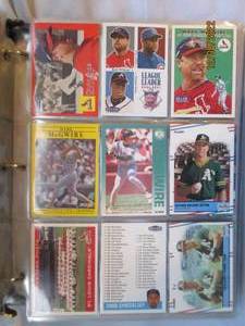 lot 641 image: Mark McGwire binder FULL...