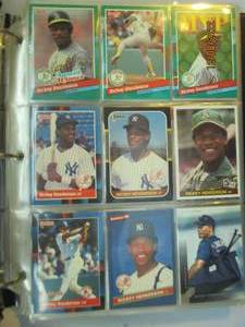 lot 639 image: Rickey Henderson large binder almos...