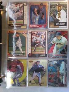 lot 645 image: Large binder FULL of Roger Clemens ...