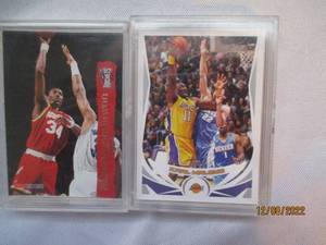 lot 663 image: Karl Malone, Hakeem Olajuwon clear ...