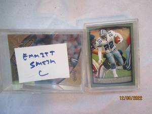 lot 666 image: Emitt Smith double card case bundle...