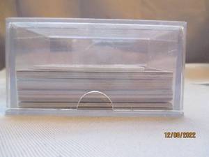 lot 673 image: John Elway clear protective case of...