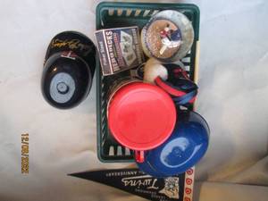 lot 684 image: Basket of Twins merchandise, Snowgl...