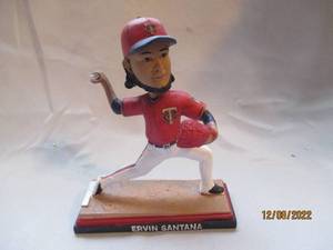 lot 703 image: Ervin Santana large bobblehead disp...