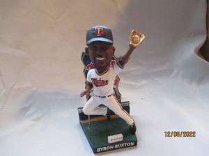 lot 705 image: Byron Buxton painted bobble head...