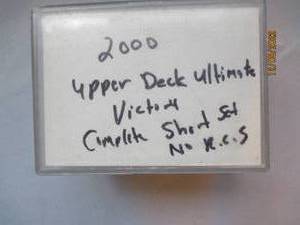 lot 718 image: 2000 Upper Deck Ultimate victory co...