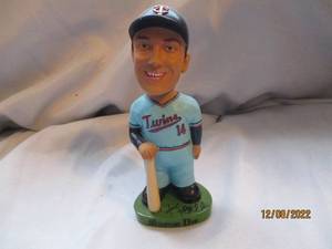 lot 733 image: Hrbek hand painted bobble head...