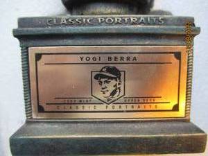 lot 755 image: Yogi Berra Upper Deck Bust Damaged...