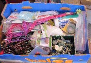 lot 17 image: (2) Covered totes full of assorted ...
