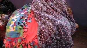 lot 35 image: Lot of (4) handmade blankets and qu...