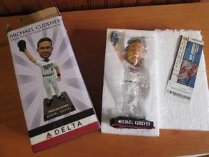 lot 484 image: Michael Cuddyer hall of fame bobble...