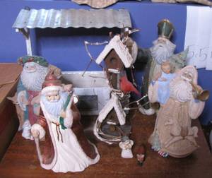 lot 52 image: Assorted ceramic Kris Kringle  Fat...