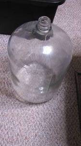 lot 68 image: Vintage 15 - gallon Glass Bully B...