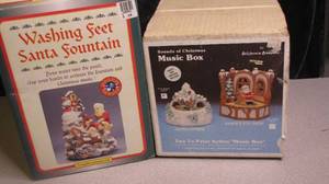 lot 95 image: 2 Christmas Figurines