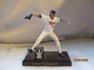 lot 779 image: Johan Santana pitching figurine...