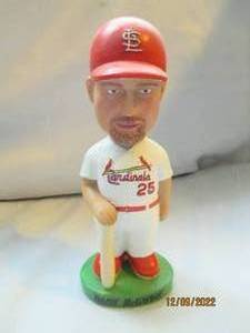 lot 790 image: Mark McGwire Cardinals hand painted...