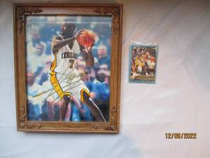 lot 803 image: Jermaine ONeal signed certified pi...