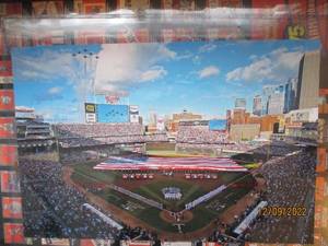 lot 806 image: Wheaties and Target Field prints in...