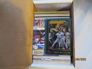 lot 860 image: Derek Jeter box of cards...