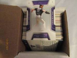 lot 876 image: Randy Johnson sleeve of cards...
