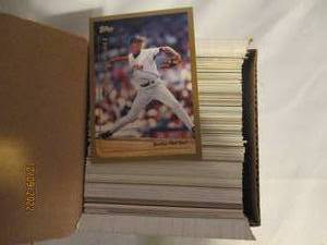 lot 877 image: Pedro Martinez box of cards...