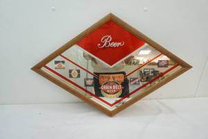 lot 2 image: Grain Belt mirror