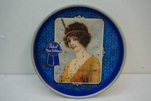 lot 22 image: Pabst blue ribbon beer tray