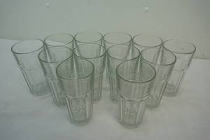 lot 94 image: glass tall glasses