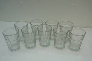 lot 97 image: glass tumblers