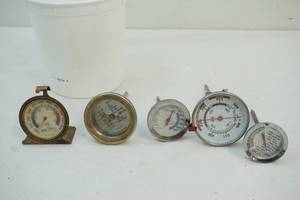 lot 106 image: temperature guages