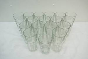 lot 110 image: tall glass glasses
