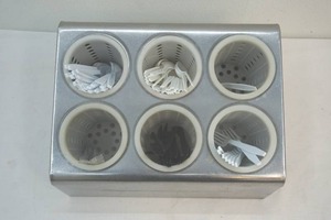 lot 129 image: flatware holder