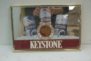 lot 149 image: Keystone beer sign