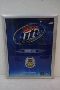 lot 152 image: Miller Lite sign