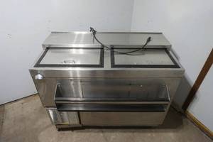 lot 180 image: glass tender refrigeratorfreezer