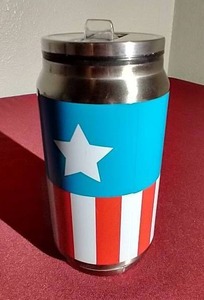 lot 26 image: Captain America Insulated Drink Cup - New