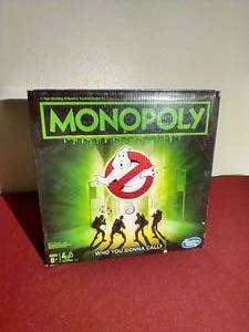 lot 4 image: Ghostbusters Monopoly Game - Complete