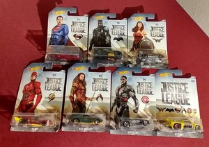 lot 55 image: Complete 77 Justice League Hot Wheels Set