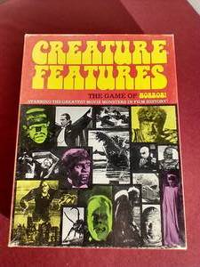 lot 60 image: Vintage 1975 Creature Features Board Game - Extremely Rare
